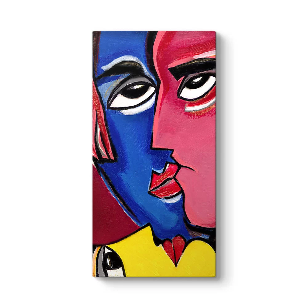 Colored Faces Tablosu - Model 7